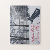 Hellgate Bridge, Astoria, NY Jigzaag Puzzle Legpuzzel (Verticaal)