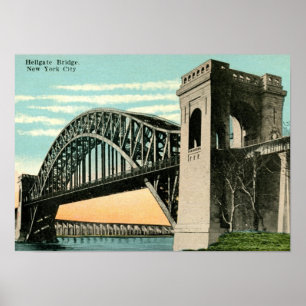 Hellgate Bridge, New York City  Poster