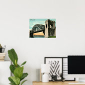 Hellgate Bridge, New York City Poster (Thuiskantoor)