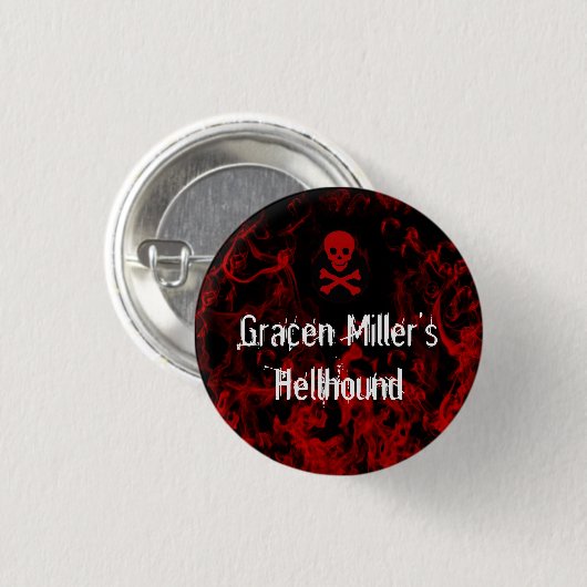 Hellhound Button (Voorkant /achterkant)