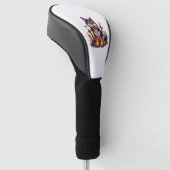 Hellhound Husky Dog Golfheadcover (Schuin)