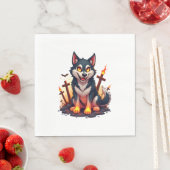 Hellhound Husky Dog Servet (Insitu)