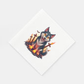 Hellhound Husky Dog Servet (Hoek)