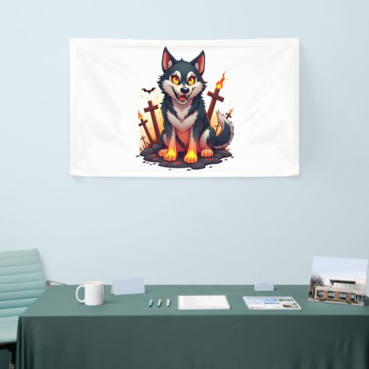 Hellhound Husky Dog Spandoek (Beurs)
