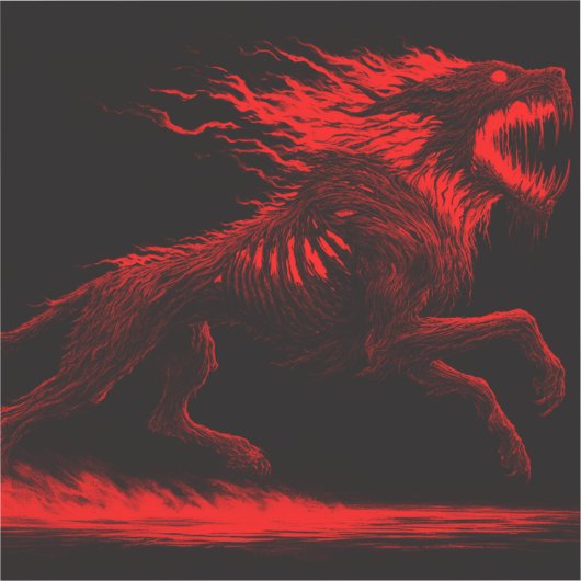 HELLHOUND | STICKER (Voorkant)