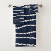 Helling en ankerpatroon bad handdoek (Insitu)