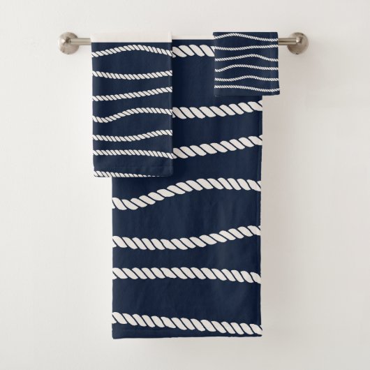 Helling en ankerpatroon bad handdoek (Insitu)