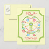 helling Ferris Wheel Briefkaart (Voorkant / Achterkant)