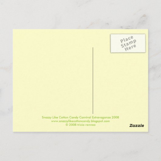 helling Ferris Wheel Briefkaart (Achterkant)