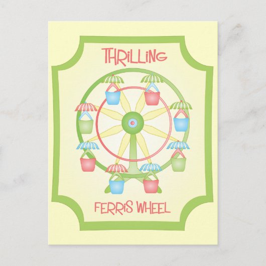 helling Ferris Wheel Briefkaart (Voorkant)