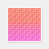 helling, ingecheckte gradiënt, ombre servet (Voorkant)