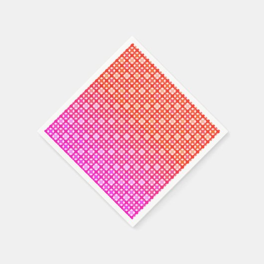 helling, ingecheckte gradiënt, ombre servet (Hoek)