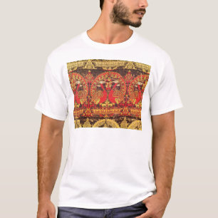 helling met pauw-motif en koufic-inscriptie t-shirt
