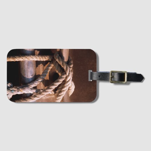 Helling verbonden met een Stropdas van een boot Bagagelabel (Voorkant (horizontaal))