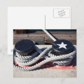 Helling verbonden met twee bollen briefkaart (Voorkant / Achterkant)