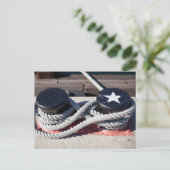 Helling verbonden met twee bollen briefkaart (Staand voorkant)