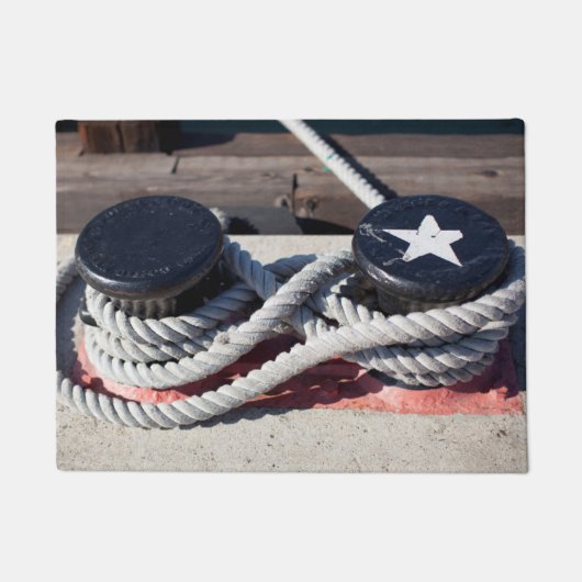 Helling verbonden met twee bollen deurmat (Voorkant)