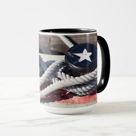 Helling verbonden met twee bollen mok (Voorkant rechts)