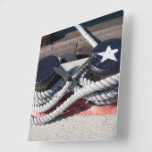 Helling verbonden met twee bollen vierkante klok (Hoek)