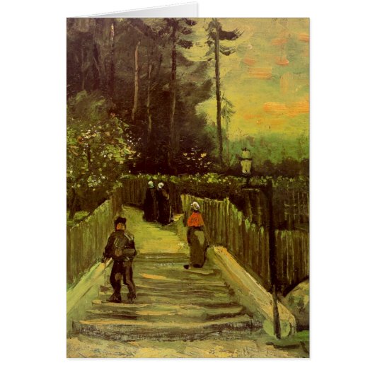 Hellingpad in Montmartre door Vincent van Gogh (Voorkant)