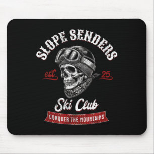 Hellingsenders freestyleskiërs wintersport muismat