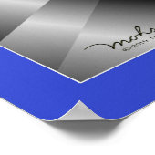 hellingszone met glibberige helling poster (Hoek)