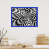 hellingszone met glibberige helling poster (Keuken)