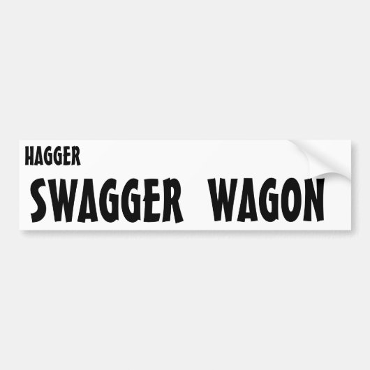 hellingwagen bumpersticker (Voorkant)