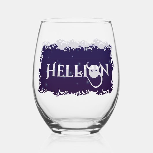 Hellions Glass Wijnglas Zonder Voet (Voorkant)