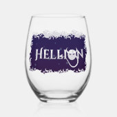 Hellions Glass Wijnglas Zonder Voet (Achterkant)
