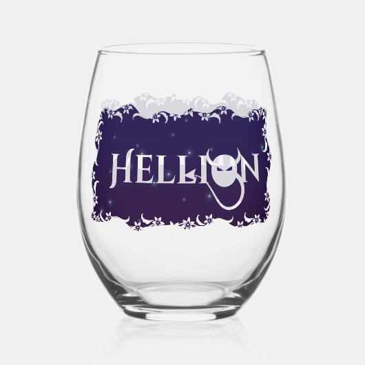 Hellions Glass Wijnglas Zonder Voet (Achterkant)