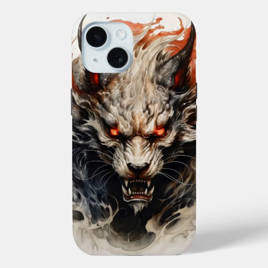 Hellish Beast Ink Schilderij Case-Mate iPhone Case (Achterkant)