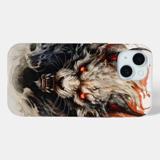 Hellish Beast Ink Schilderij Case-Mate iPhone Case (Achterkant (horizontaal))