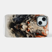 Hellish Beast Ink Schilderij iPhone 15 Case (Achterkant horizontaal)
