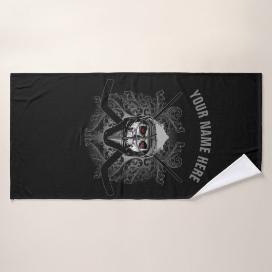 Hellish Hockey Goalie Bath Towel Set Badhanddoek (Badhanddoek)