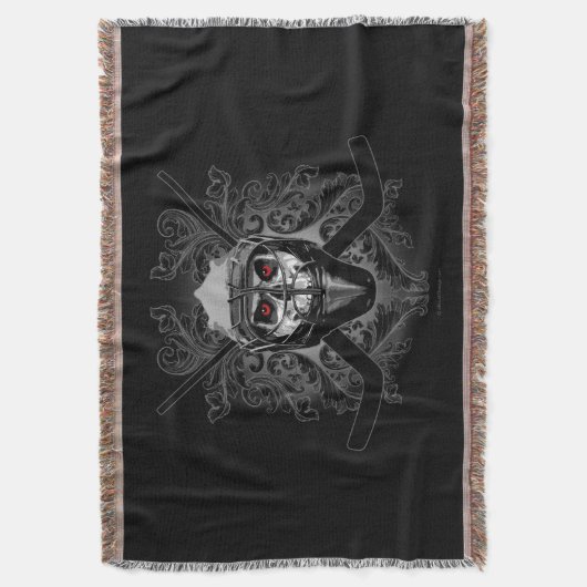 Hellish Hockey Goalie Deken (Voorkant Verticaal)