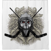 Hellish Hockey Goalie Douchegordijn (Voorkant)