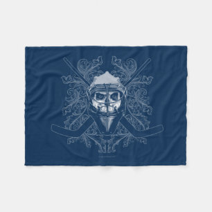 Hellish Hockey Goalie Fleece Blanket Deken
