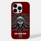 Hellish Hockey Goalie Hoesje-Mate iPhone Case (Achterkant)