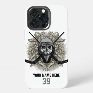 Hellish Hockey Goalie Hoesje-Mate iPhone Case 13 Pro Hoesje