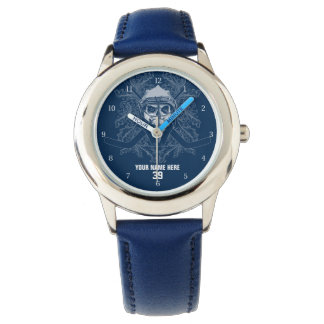 Hellish Hockey Goalie Horloge
