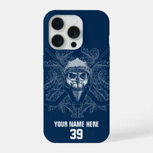 Hellish Hockey Goalie iPhone 15 Pro Case