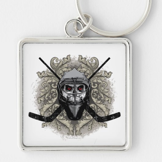Hellish Hockey Goalie Sleutelhanger (Voorkant)