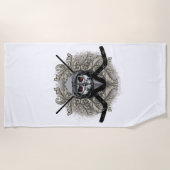 Hellish Hockey Goalie Strandlaken (Voorkant)