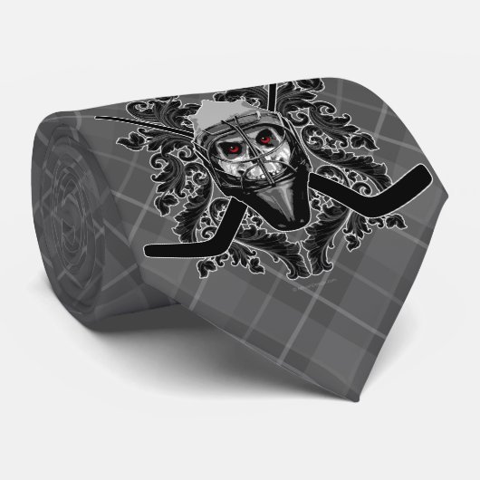 Hellish Hockey Goalie Stropdas (Opgerold)