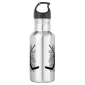 Hellish Hockey Goalie Waterfles (Voorkant)