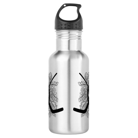 Hellish Hockey Goalie Waterfles (Voorkant)