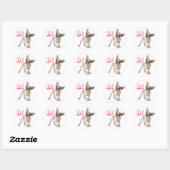 Helllo Hi French Bulldog Puppy Dog Sticker / Seal (Vel)