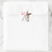 Helllo Hi French Bulldog Puppy Dog Sticker / Seal (Tas)