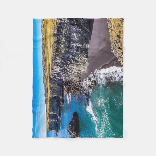 Hellnahraun Coast, IJsland Fleece Deken (Voorkant)